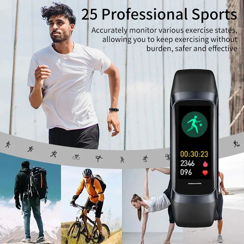 Montre Connectée AMOLED – Smartwatch Étanche avec Suivi Sport et Fréquence Cardiaque