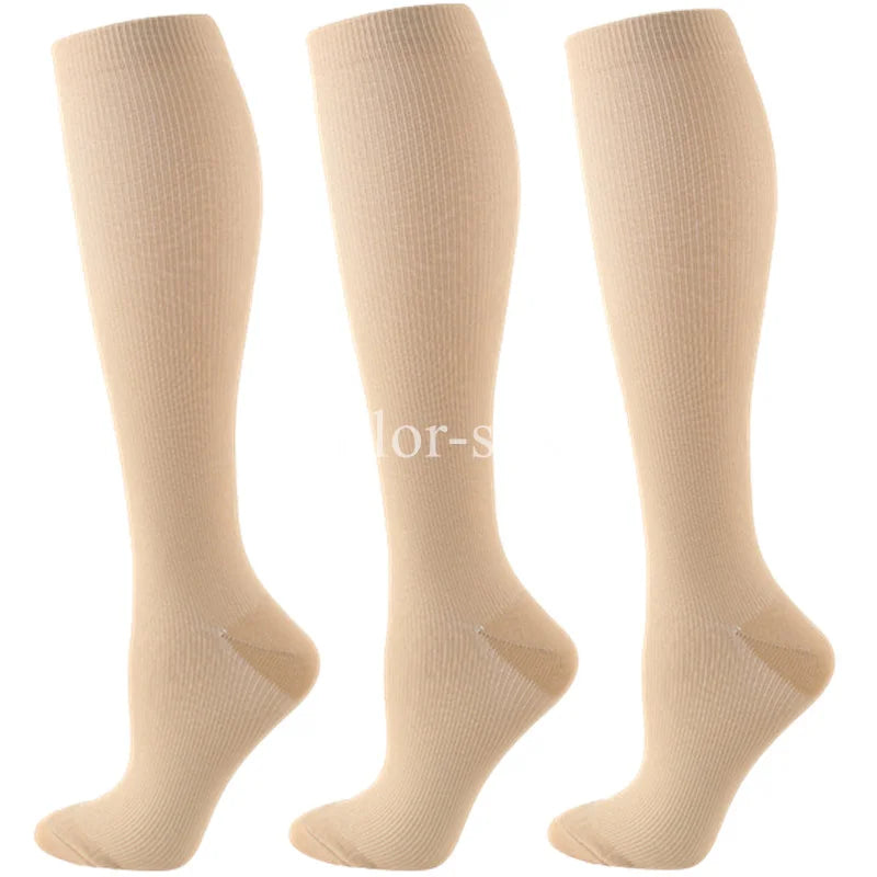 2 paires de Chaussettes de Compression – Circulation Améliorée + 1 paire OFFERTE