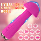 MushyWav – Stimulateur Rotatif 360° pour Femme, 5 Modes de Vibration et 5 Niveaux d’Intensité