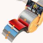 Roue abdominale à rebond automatique avec compteur d'affichage