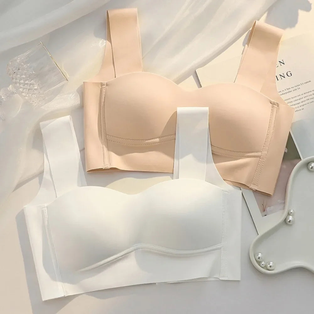 Soutien-gorge Balconnet Sans Couture & Sans Armature en Soie Glacée
