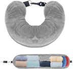 Oreiller Voyage Trompe-l'Oeil à Remplir 3PCS - Bandeau + Bouchons d'Oreilles OFFERTS