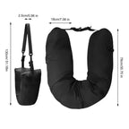 Oreiller Voyage Trompe-l'Oeil à Remplir 3PCS - Bandeau + Bouchons d'Oreilles OFFERTS