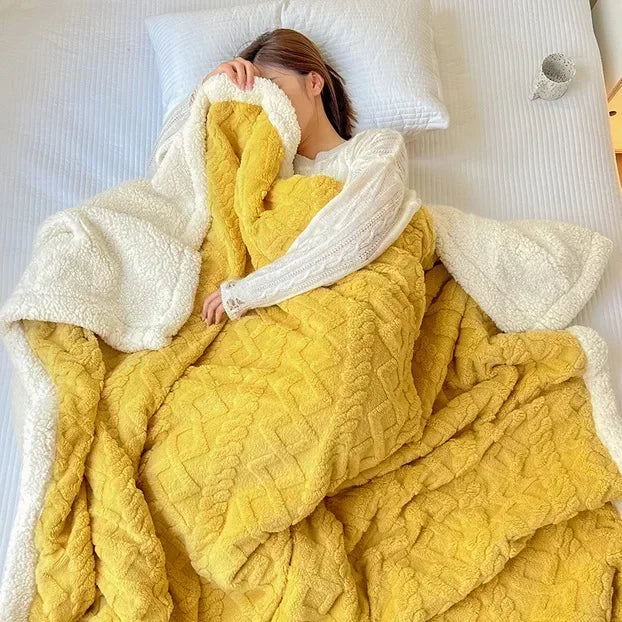 Plaid Molletonné en Flanelle ULTRA Chaud