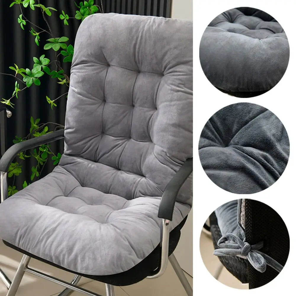 Coussin de Chaise Épais 2 en 1 – 45x93 cm Lavable