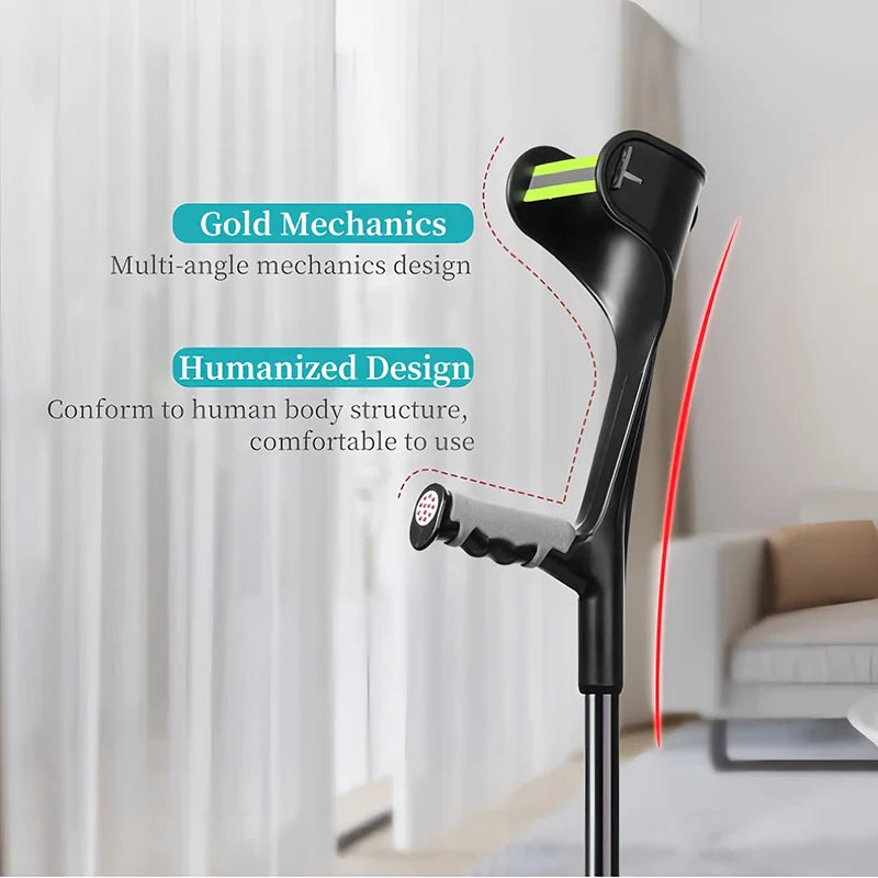 Béquille Pliante avec Manchette Anti-Chute