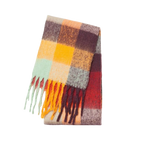 Grande écharpe épaisse en cachemire - Motifs Carreaux