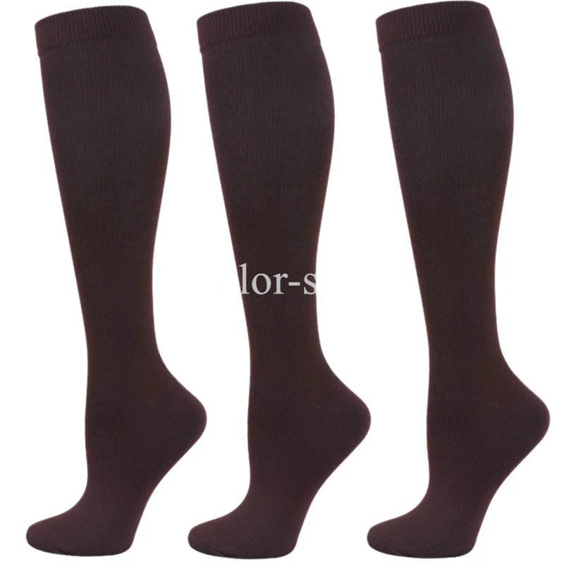 2 paires de Chaussettes de Compression – Circulation Améliorée + 1 paire OFFERTE