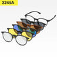 Lunettes 6 en 1 Polarisées à Clip Magnétique
