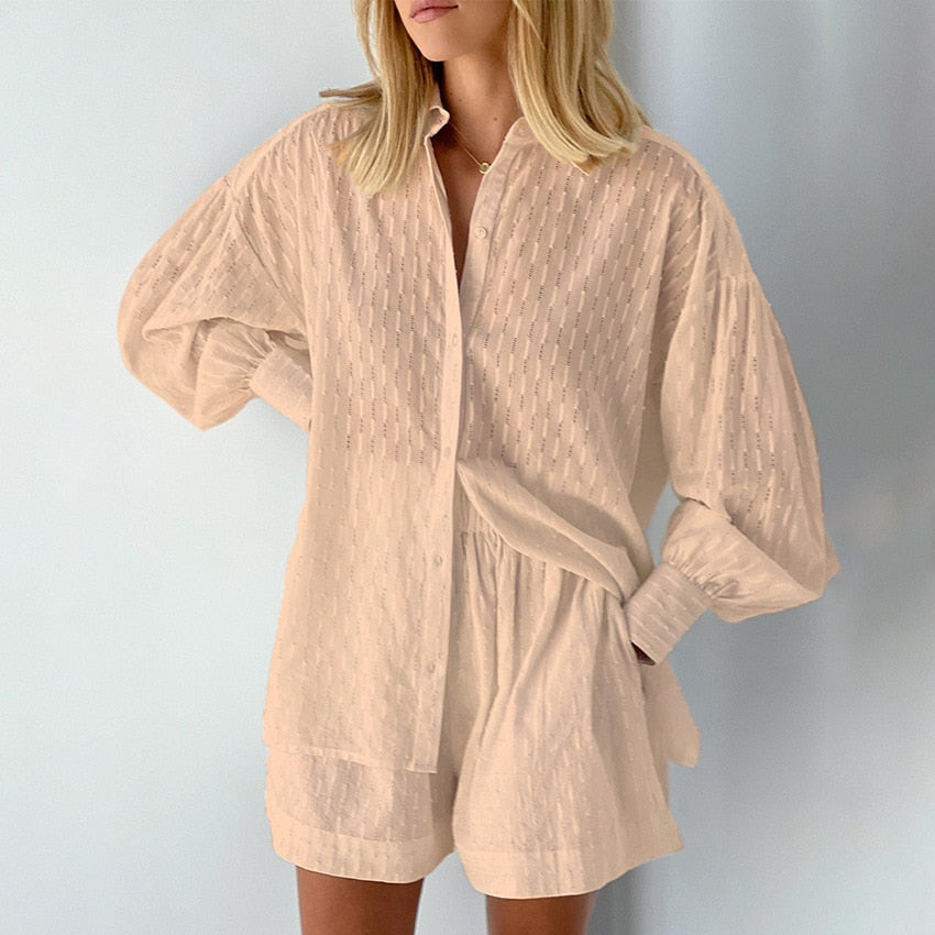 Ensemble 2PCS Chemise et short ultra-léger