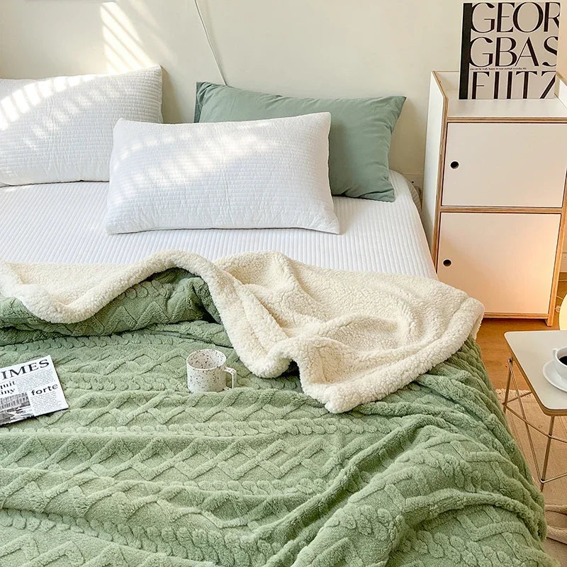 Plaid Molletonné en Flanelle ULTRA Chaud