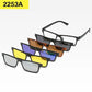 Lunettes 6 en 1 Polarisées à Clip Magnétique