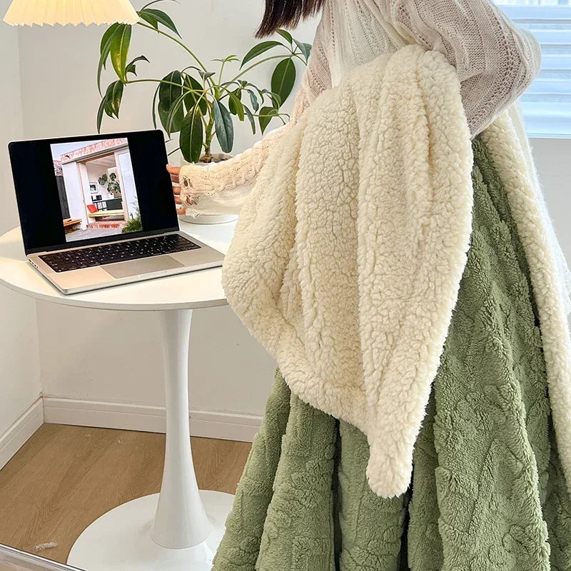 Plaid Molletonné en Flanelle ULTRA Chaud