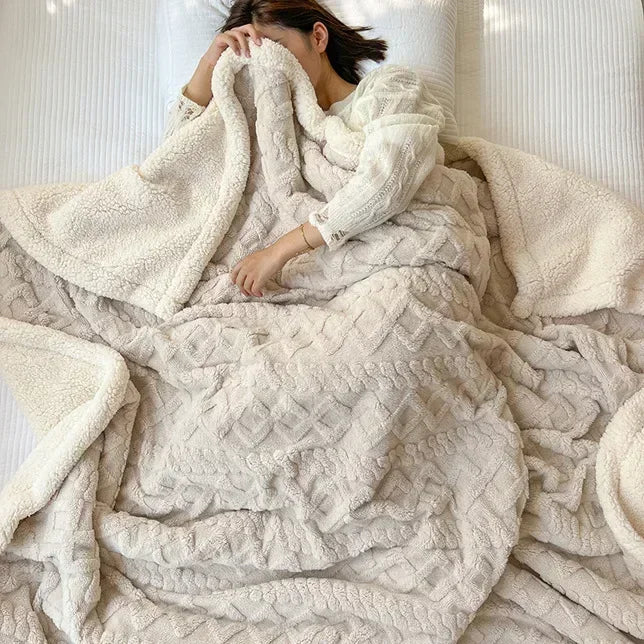Plaid Molletonné en Flanelle ULTRA Chaud