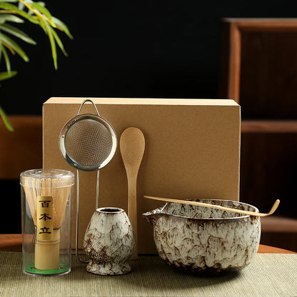 Kit Complet pour Matcha Japonais - 6PCS