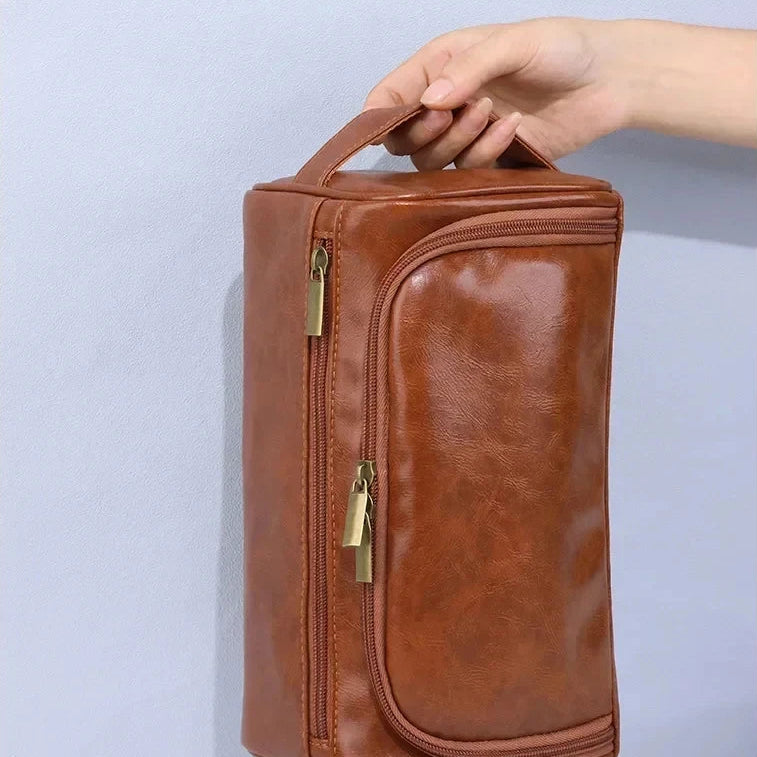 Trousse de Toilette Suspendue – Style Vintage & Pratique