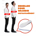Semelles Rehaussantes Support Talon - Gagnez en CM