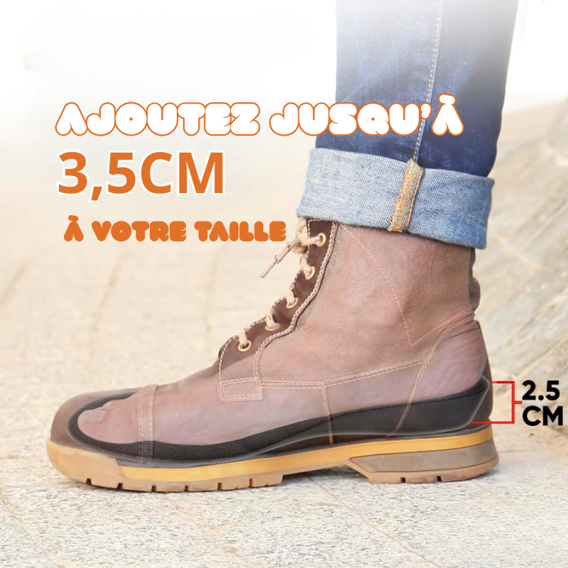 Semelles Rehaussantes Support Talon - Gagnez en CM