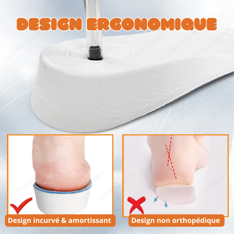 Semelles Rehaussantes Support Talon - Gagnez en CM