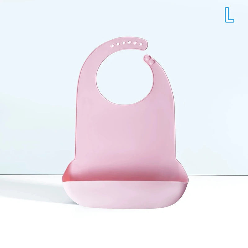 Bavoir Repas Adulte en Silicone – Imperméable & Profond