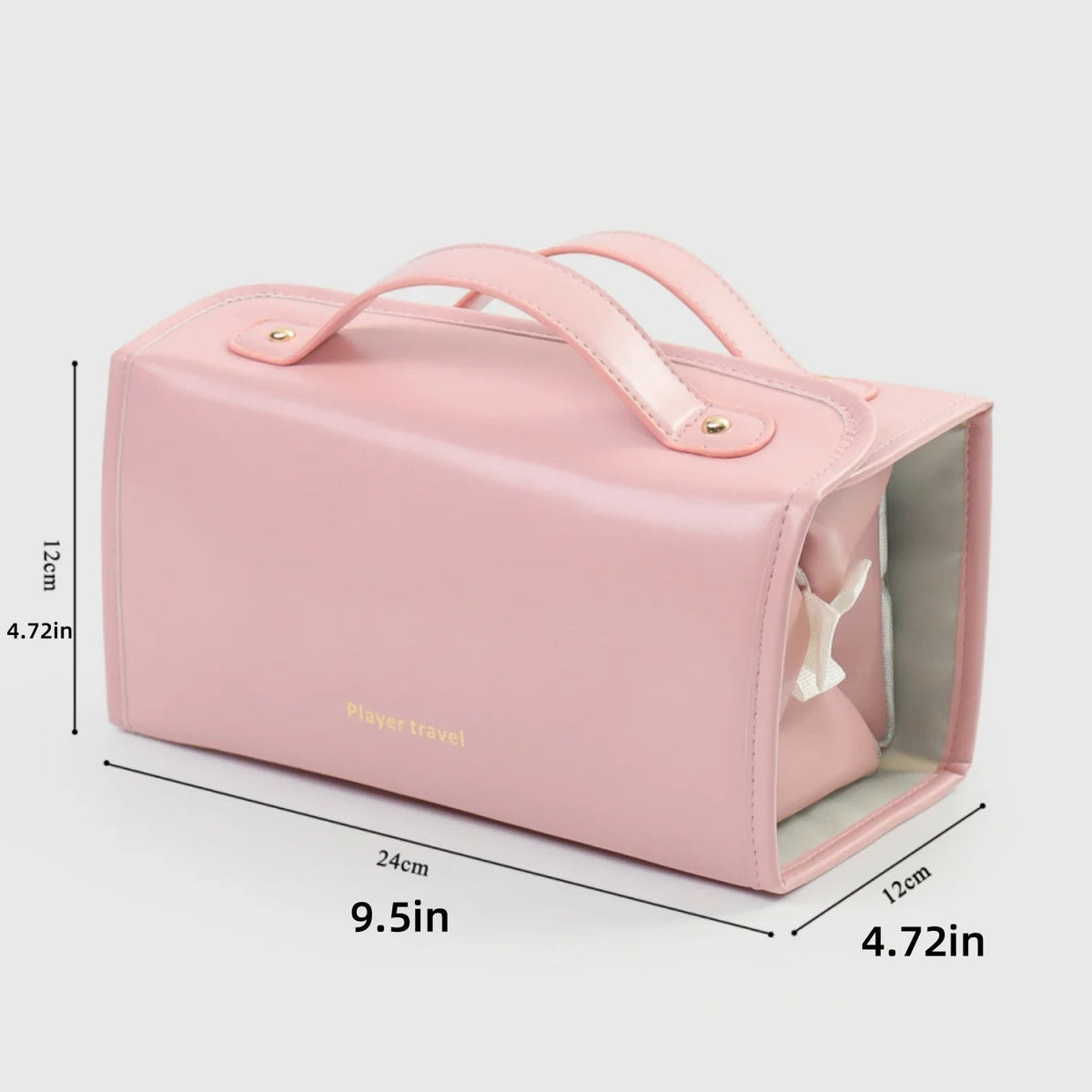Trousse de Toilette 4-en-1 Pliable avec 4 Pochettes Amovibles – Organisateur Grande Capacité pour Maquillage et Voyage