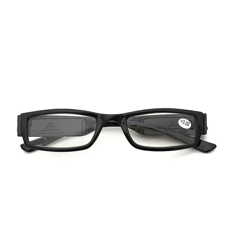 Lunettes Loupe LED 3en1 — grossissement 180%, lecture, couture, anti-lumière bleue