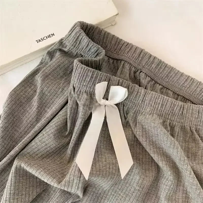 Pyjama Côtelé Chemise & Pantalon - Mi-Saison