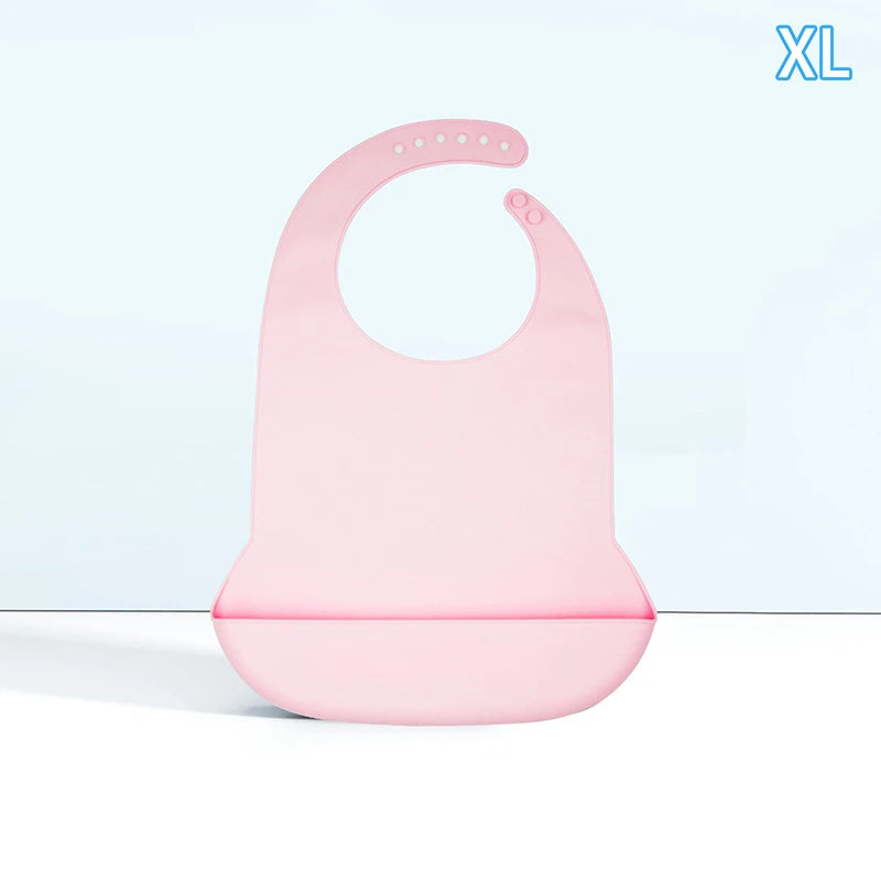 Bavoir Repas Adulte en Silicone – Imperméable & Profond