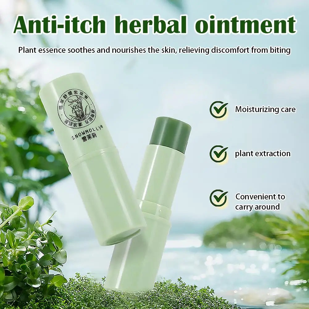 Baume Stick Apaisant & Calmant Anti-Moustiques à l’Extrait de Plantes – 2 ACHETÉS = 1 OFFERT