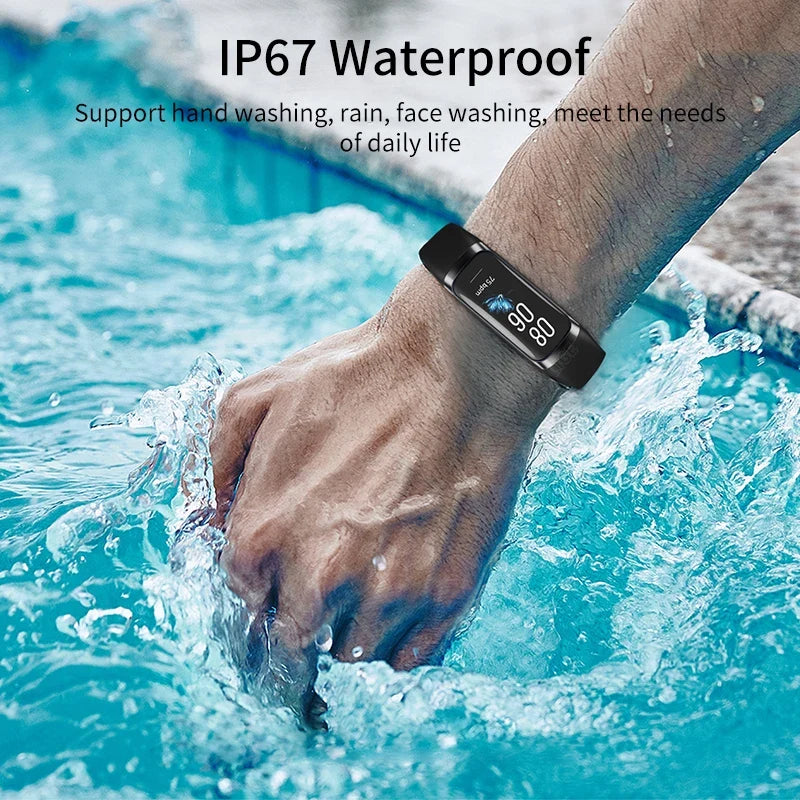 Montre Connectée AMOLED – Smartwatch Étanche avec Suivi Sport et Fréquence Cardiaque
