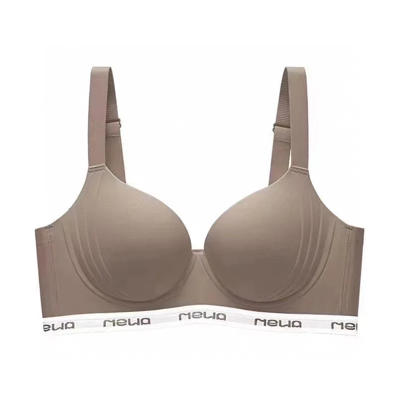 Soutien-gorge en Soie Glacée Sans Couture Effet Push Up