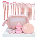 Kit Complet Maquillage Pinceaux & Éponges - 27 PCS