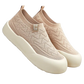 Slip-On en Maille Respirante à Large Semelle
