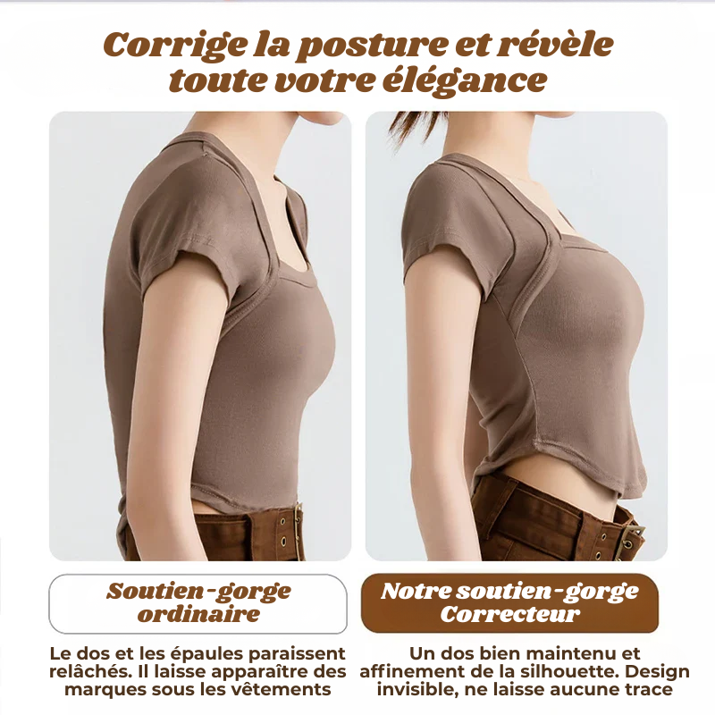 Soutien-gorge Correcteur de Posture Sans Couture & Sans Armatures - 1 OFFERT