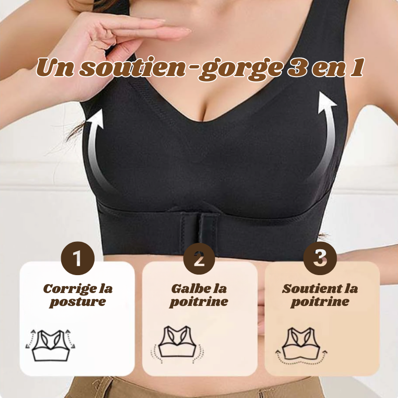 Soutien-gorge Correcteur de Posture Sans Couture & Sans Armatures - 1 OFFERT