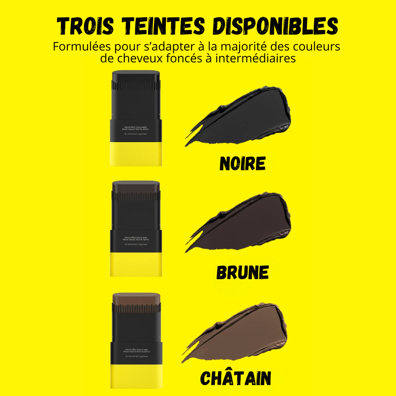 Stick Retouche Capillaire Anti-Cheveux Blancs & Racines - 1 ACHETÉ = 1 OFFERT