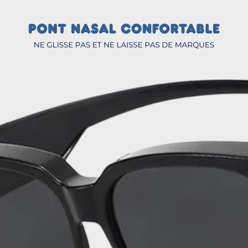 Surlunettes Solaires Polarisantes - Modèle Mixte