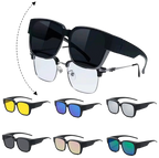 Surlunettes Solaires Polarisantes - Modèle Mixte