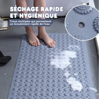 Tapis de Douche Antidérapant à Séchage Rapide & Massant