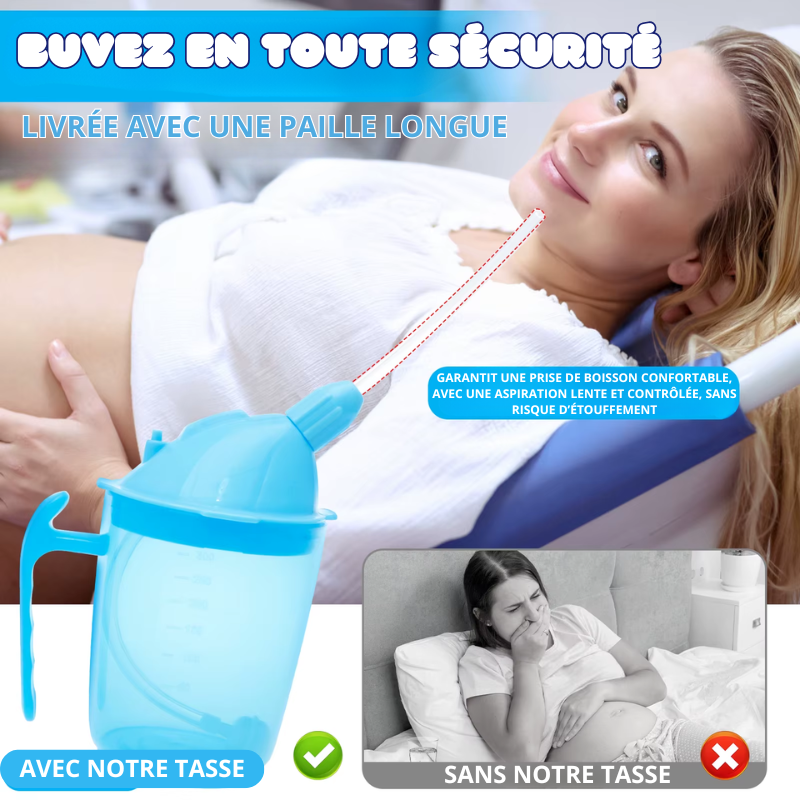 Tasse avec Bec Verseur Anti-étouffement pour Seniors