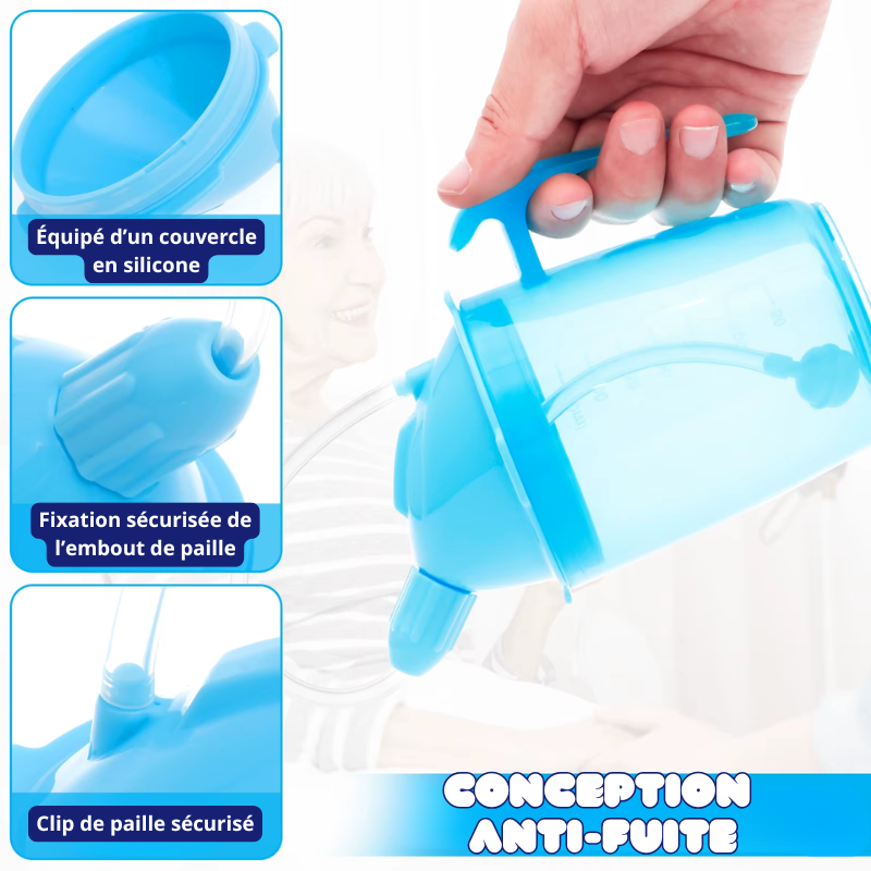 Tasse avec Bec Verseur Anti-étouffement pour Seniors