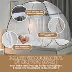 Tente Moustiquaire de lit Pop Up - Aucune Installation