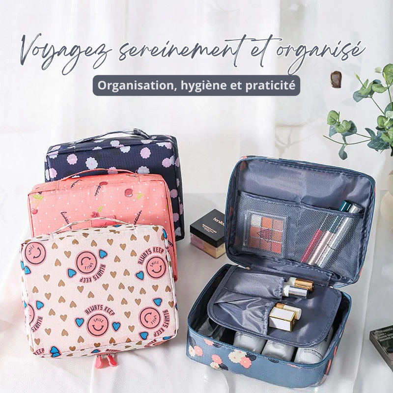 Trousse de Toilette Organisée Grande Capacité
