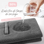 Turban de Bain Super Absorbant avec Bande Élastique - Séchage Express