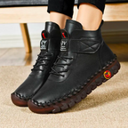 Bottines en SimiliCuir intérieur fourré - Faciles à enfiler