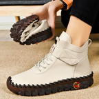 Bottines en SimiliCuir intérieur fourré - Faciles à enfiler