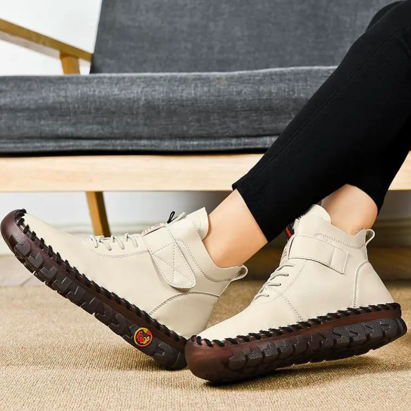 Bottines en SimiliCuir intérieur fourré - Faciles à enfiler