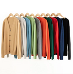 Cardigan en tricot pour Homme - 10 Couleurs