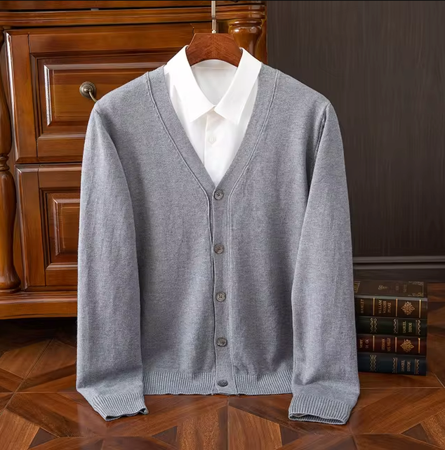 Cardigan en tricot pour Homme - 10 Couleurs