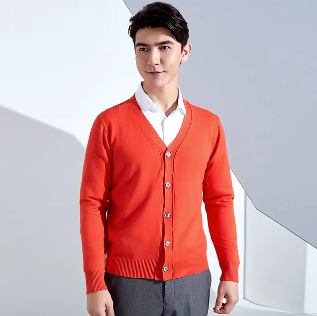 Cardigan en tricot pour Homme - 10 Couleurs